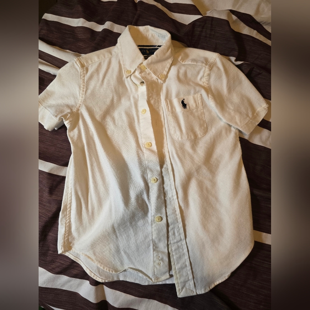 Polo Short Sleecce Button Down Shirt